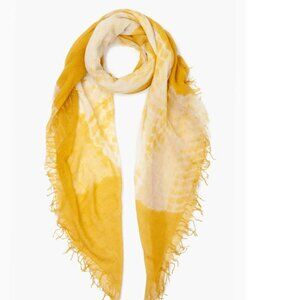 New Auth Chan Luu Tie Dye Print Cashmere Silk Scarf Color: Chai Tea